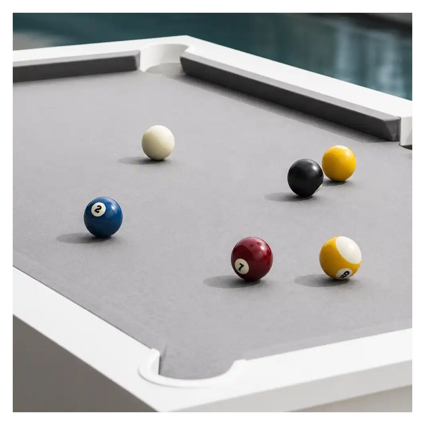 Beltéri/Kültéri biliárdasztal, Cornilleau, Classic, Fehér - 5