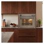 Prémium beépíthető gőz- és légkeveréses elektromos sütő, Steel Cucine, 90 cm, 91 liter, króm/bézs thumbnail 2