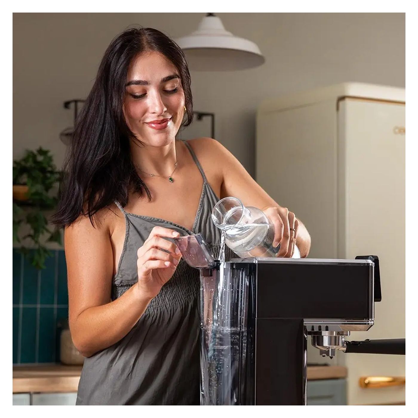 Félautomata eszpresszógép, Cecotec, ColdBrew, 20 bar, Fekete - 3