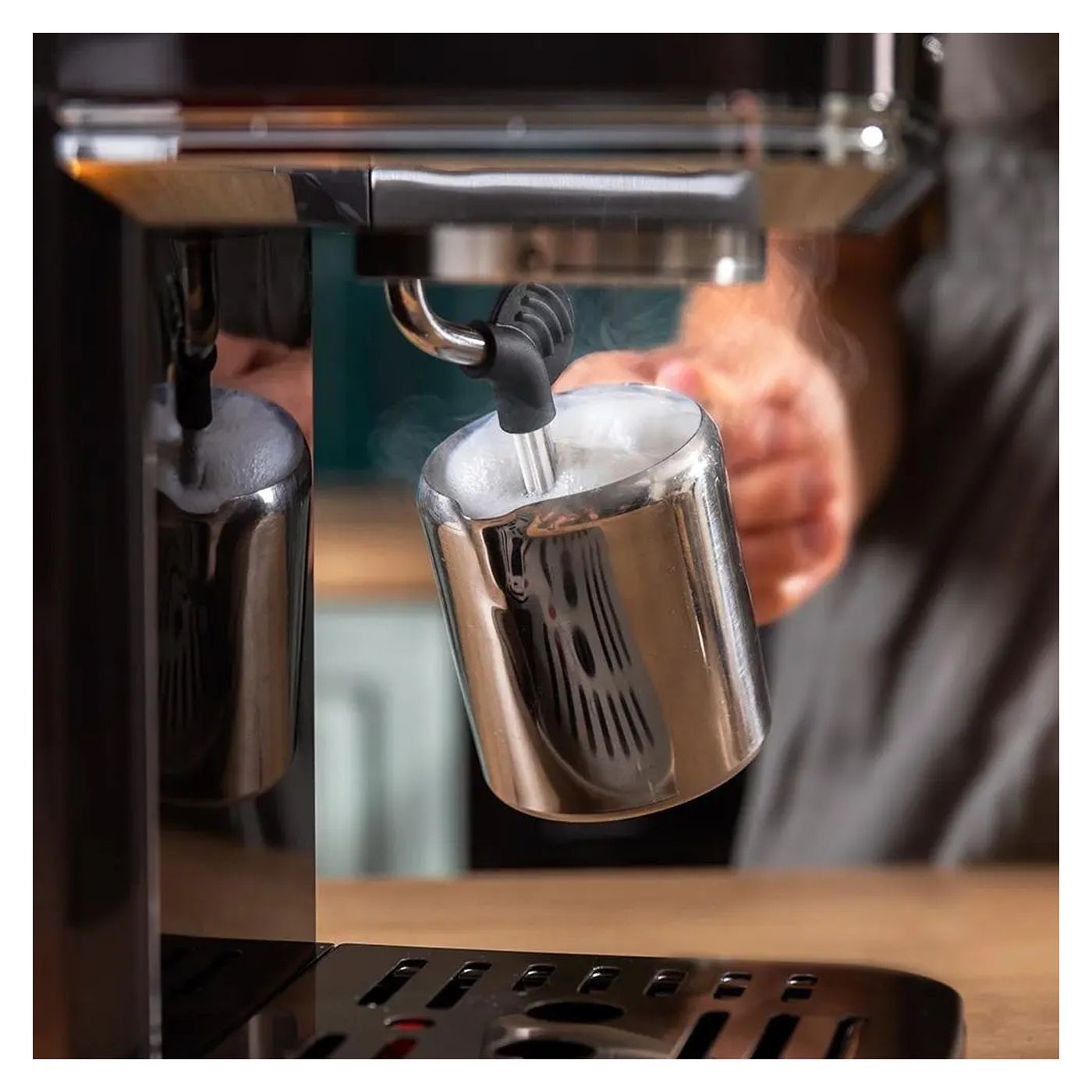 Félautomata eszpresszógép, Cecotec, ColdBrew, 20 bar, Fekete - 4