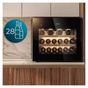 Beépíthető borhűtő, Cecotec, GrandSommelier 28000 Touch, 28 palack, Matt fekete thumbnail 3