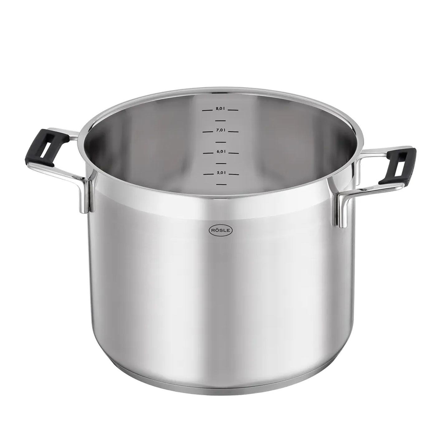 Tálca fedéllel, Rosle, Silence Pro, Ø24 cm, 8,3 liter, rozsdamentes acél - 7