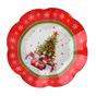 üveg dekorációs tányér Allesken SANTA LILA 28,5x28,5x4cm piros 1db thumbnail 1