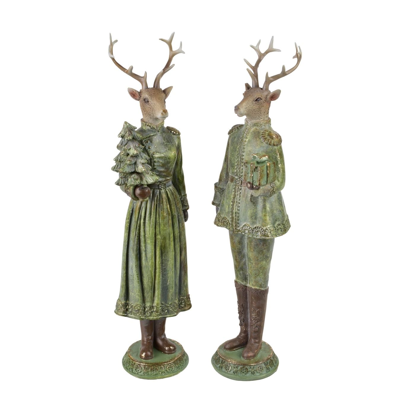Jávorszarvas figura Santa Lila Fiú 10,5x10x41cm 1db - 2