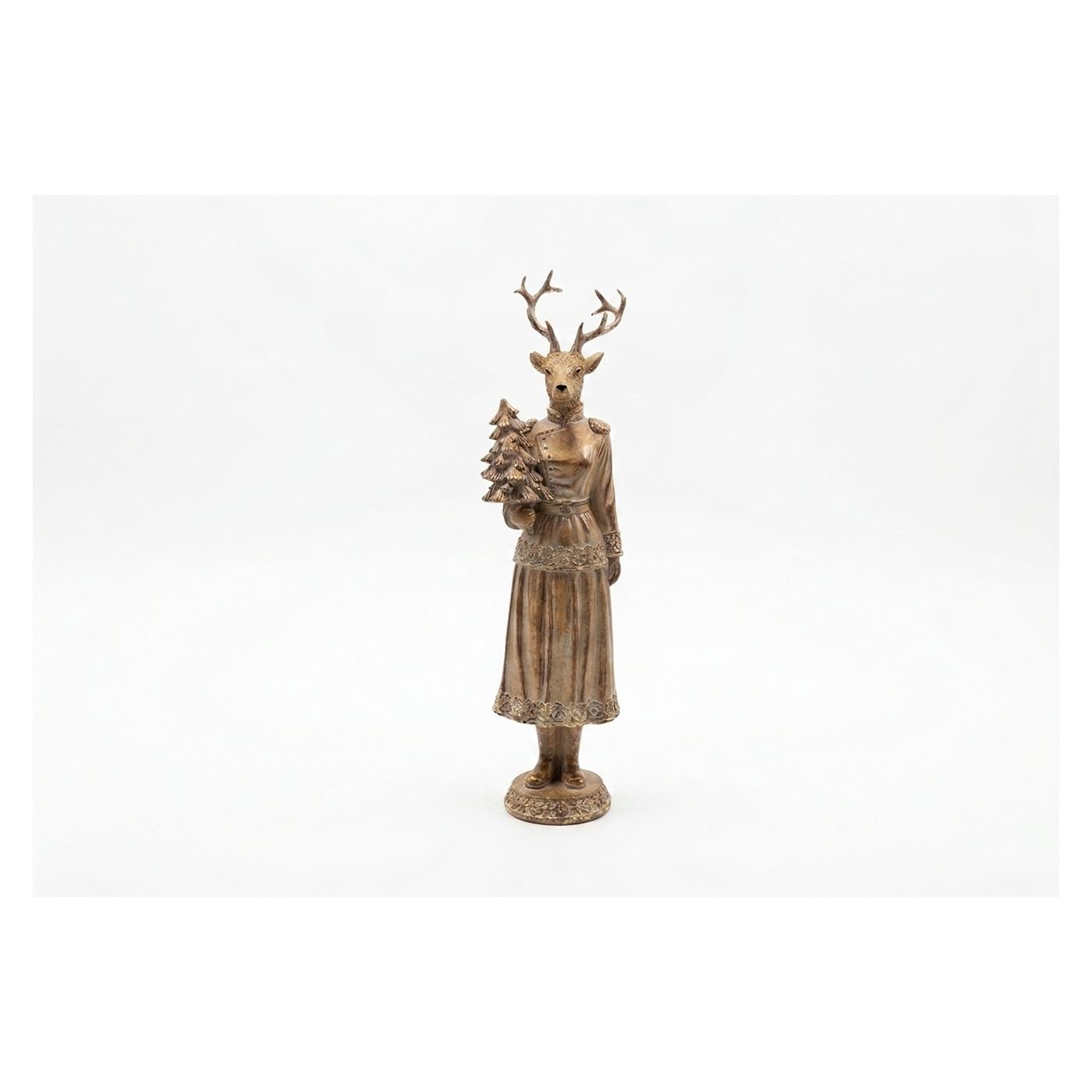 Jávorszarvas figura Santa Lila Lány 10,5x10x41cm 1db - 2
