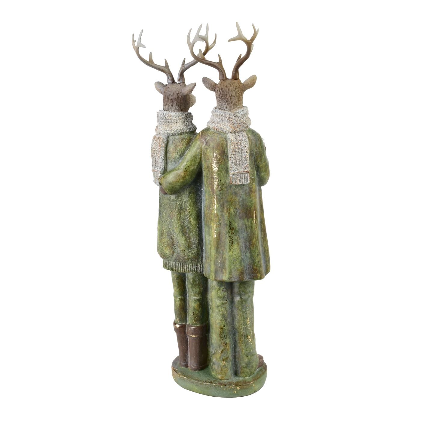Dekorációs figura SANTA LILA Jávorszarvas család 15x11x42cm 1db - 2