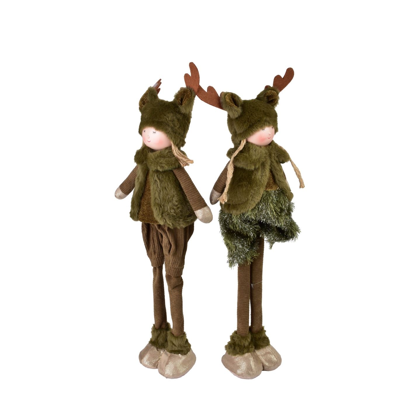 Plüssfigura Santa Lila Fiú 16x12x54cm színes 1db - 3