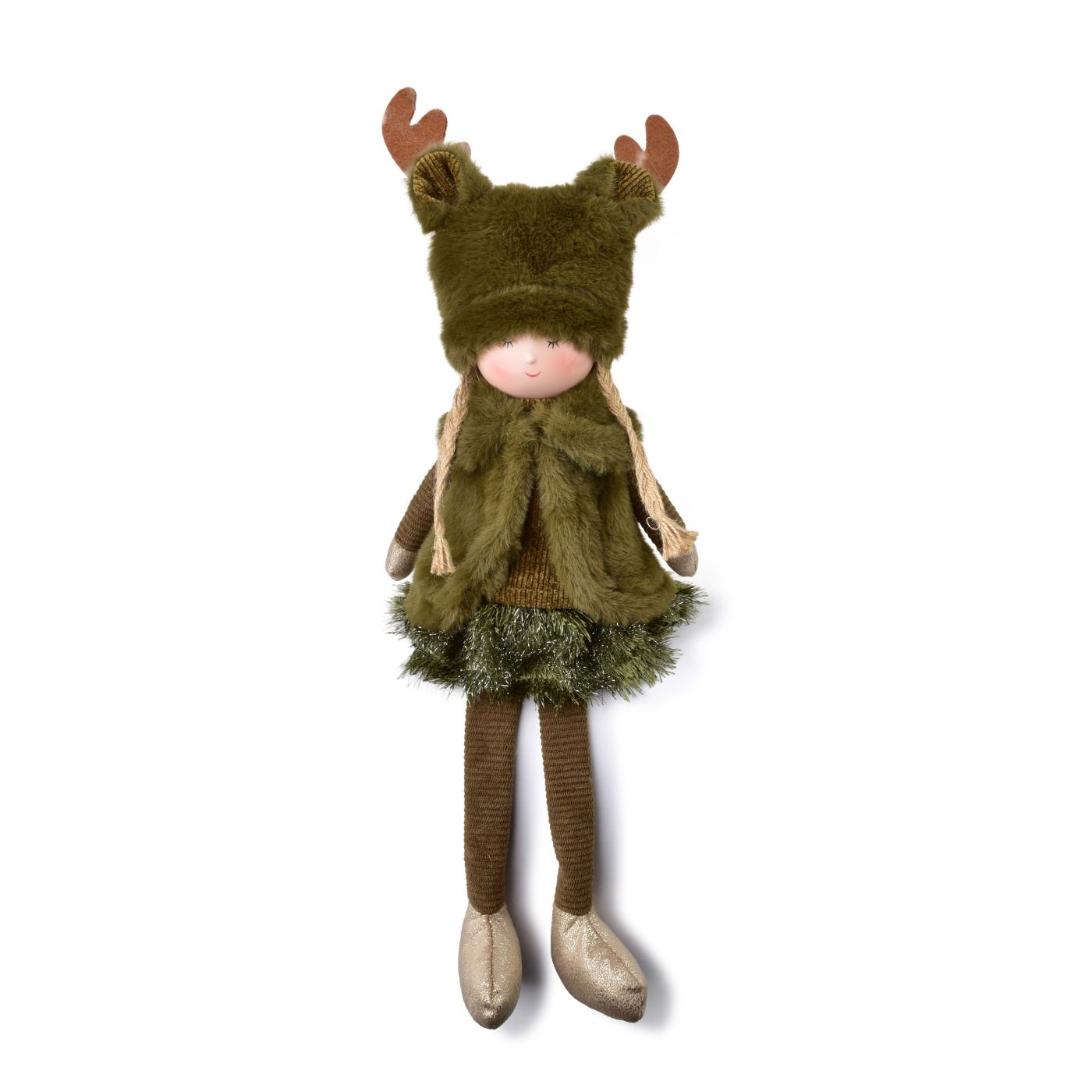 Plüssfigura Santa Lila Lány 15x10x25/47cm színes 1db - 3