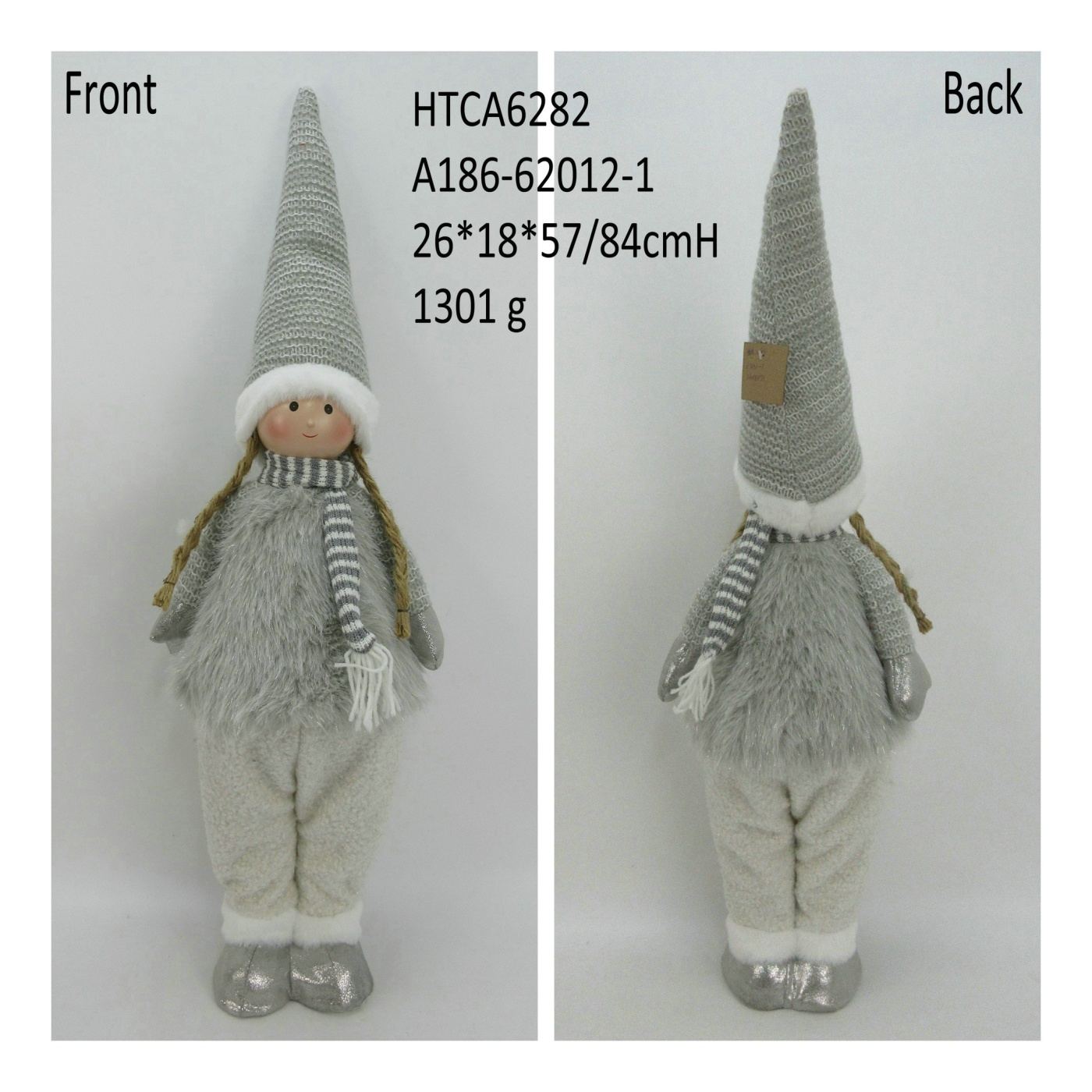 plüssfigura Santa Lila Dziecko 26x18x71cm 1db - 2