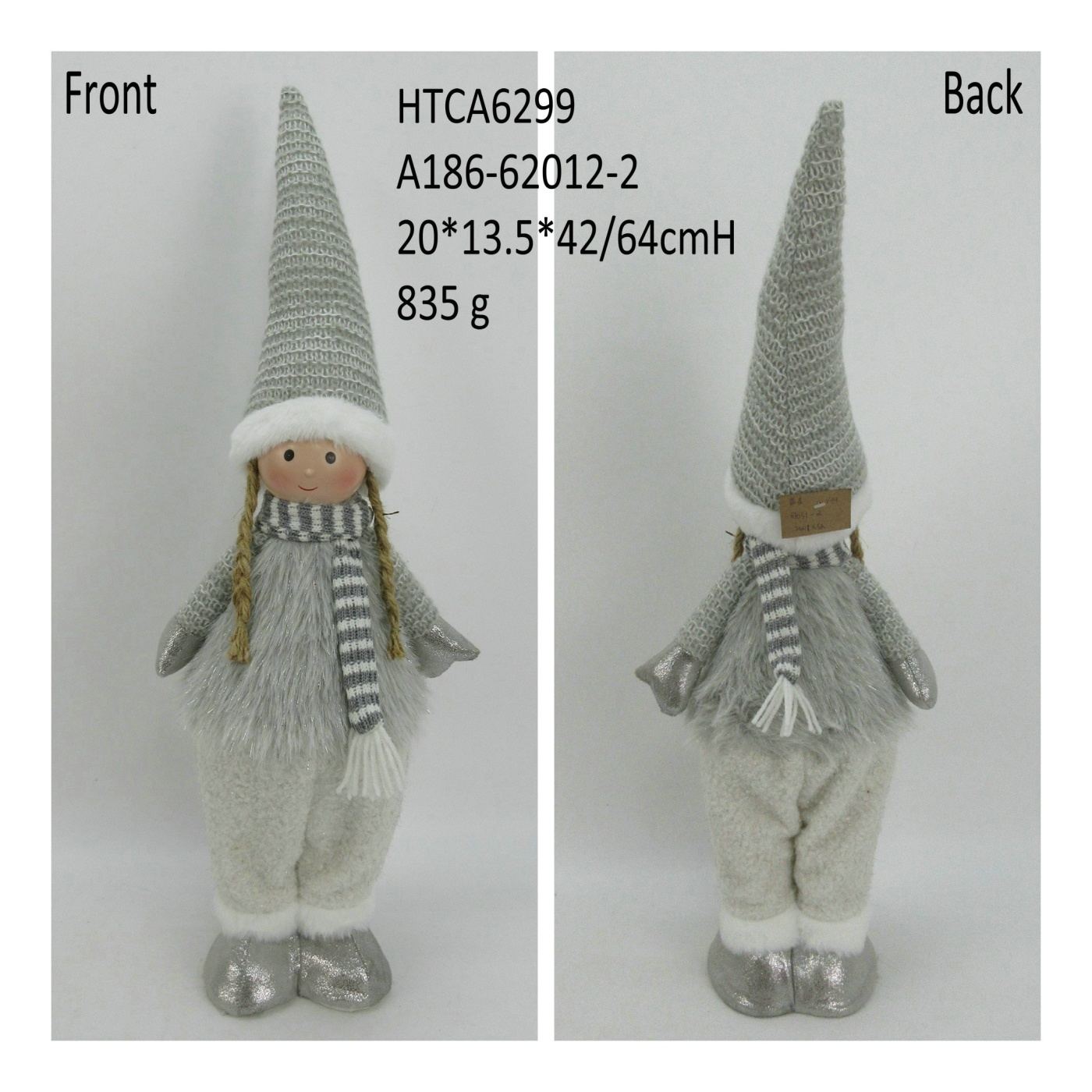 Plüssfigura SANTA LILA Gyermek 20x11x52cm 1db - 2