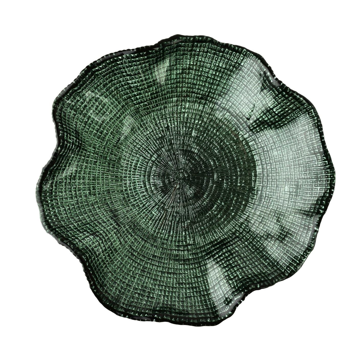 Dekoratív patera Allesken GREENIE 24x24x12cm zöld 1db - 2