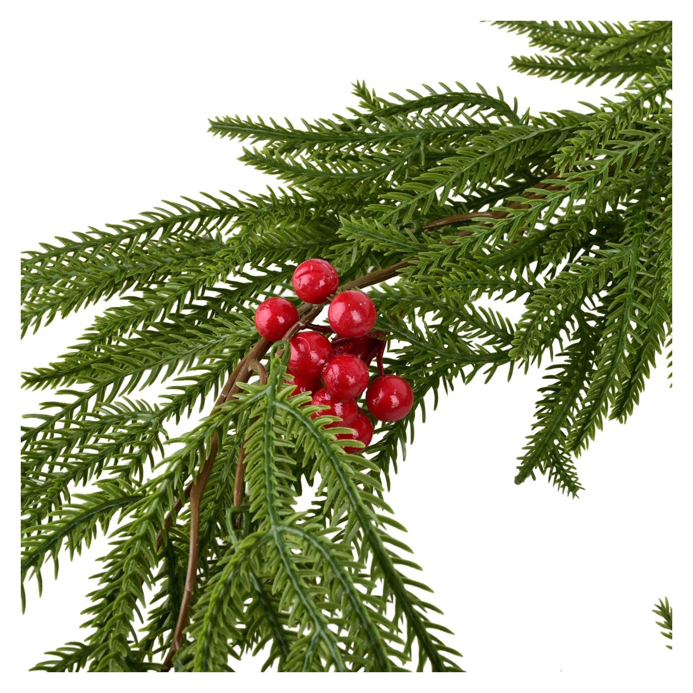 műanyag girland MONDEX Viridis 180cm zöld 1db - 3