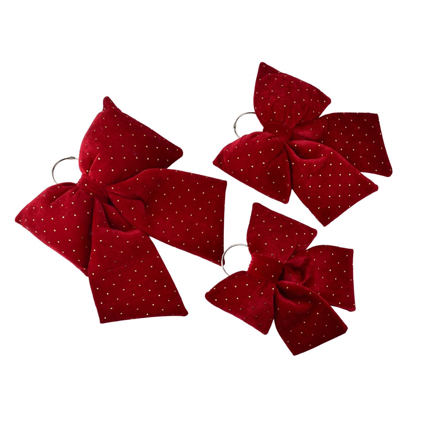 Masni Santa Lila Kokarda 25x30cm bordó 1db - 4