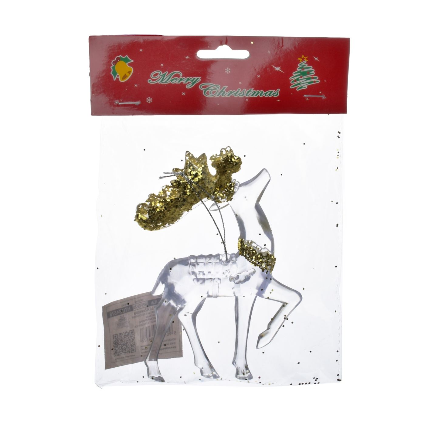 Rénszarvas függődísz SANTA LILA Zawieszka Renifer 13,5x9cm 1db - 2