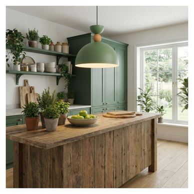 Candelabru, Verde, Stejar