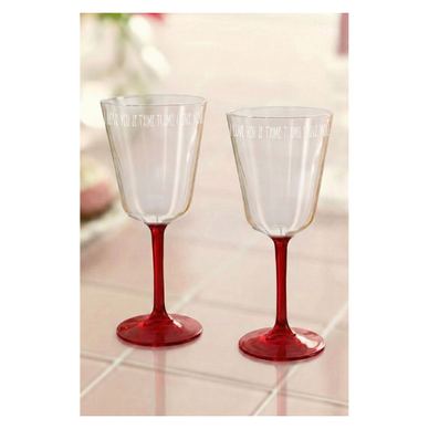 Set vinskih čaša (2 komada), crveni