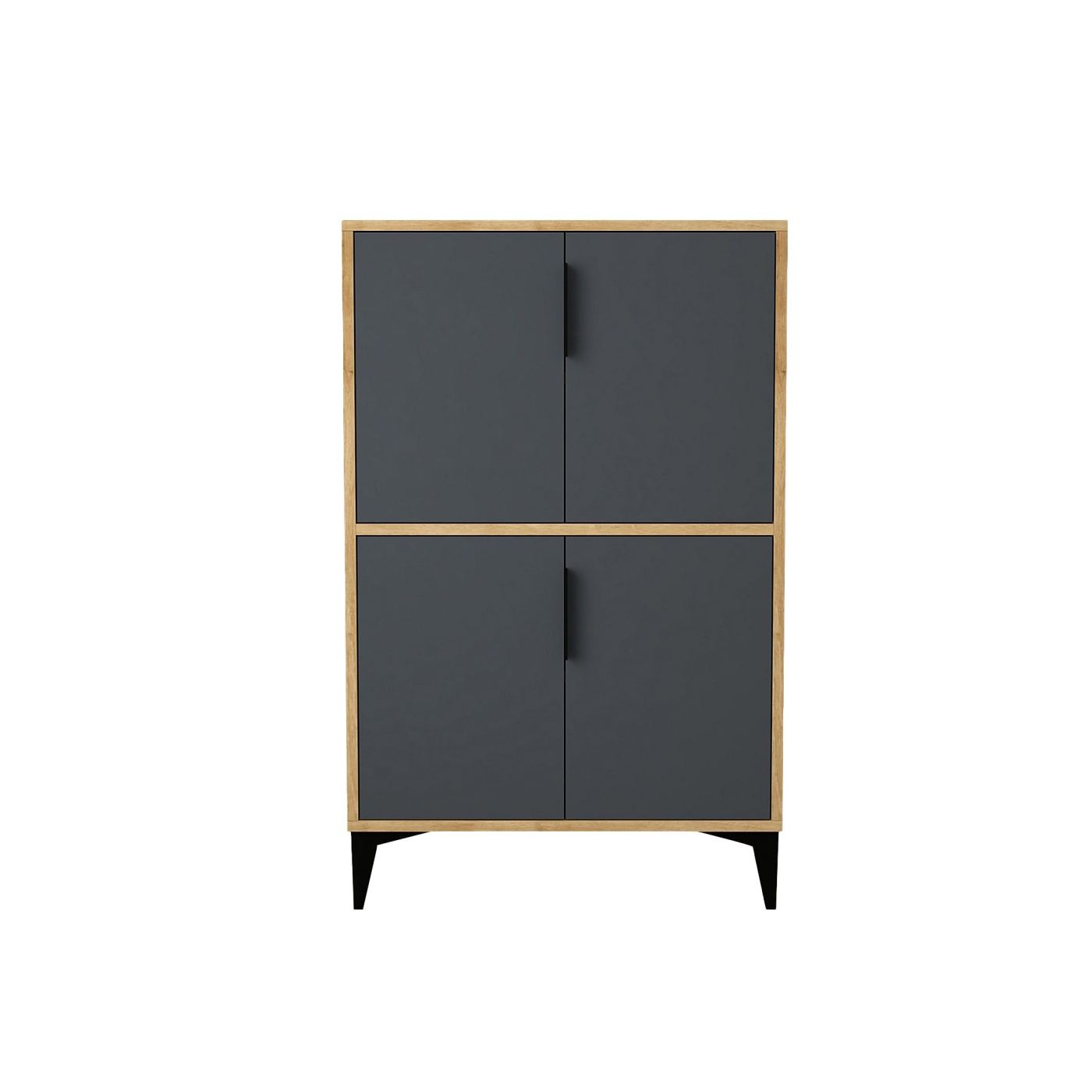 Többcélú szekrény, Sapphire Oak, Anthracite - 5
