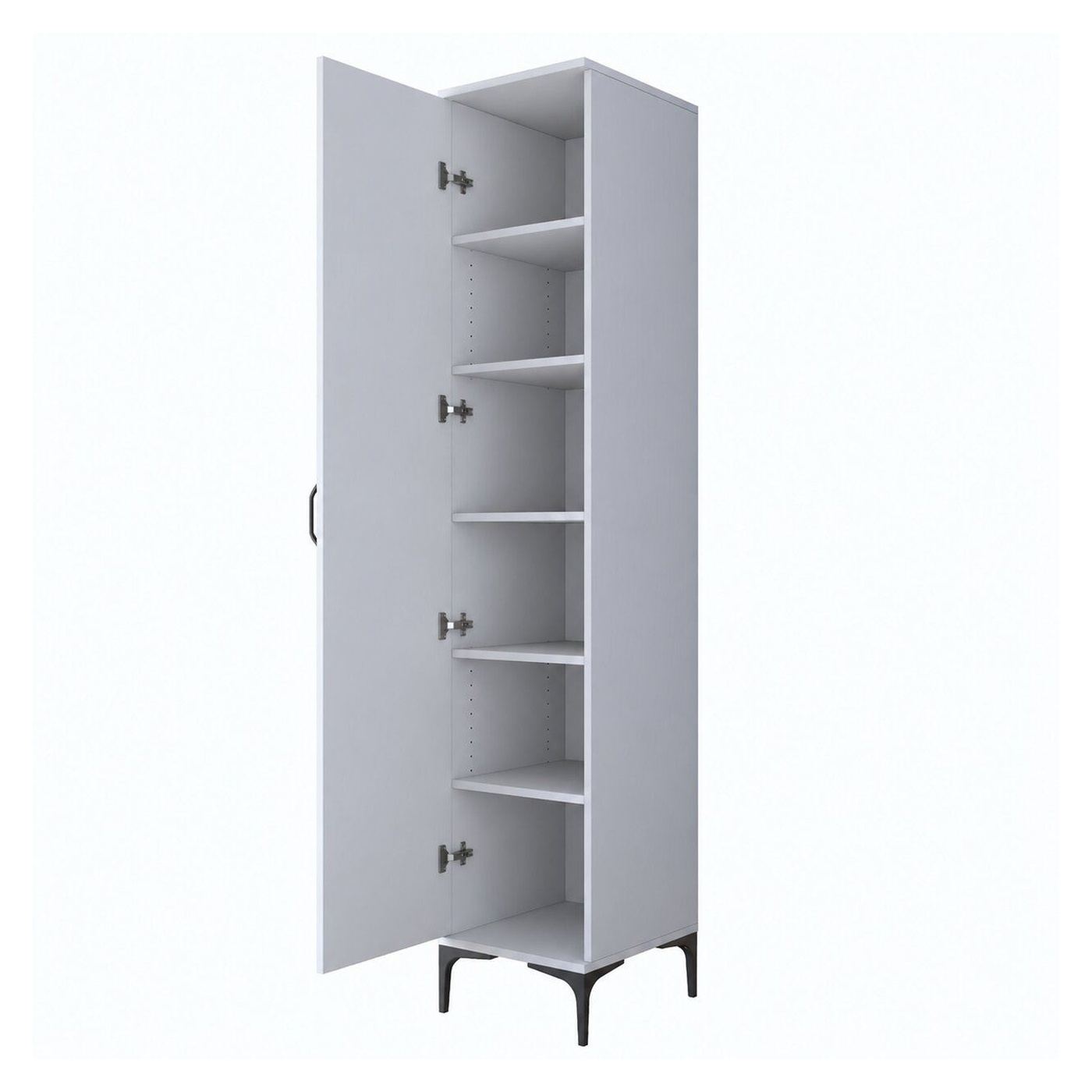 Sokoldalú szekrény, fehér - 11