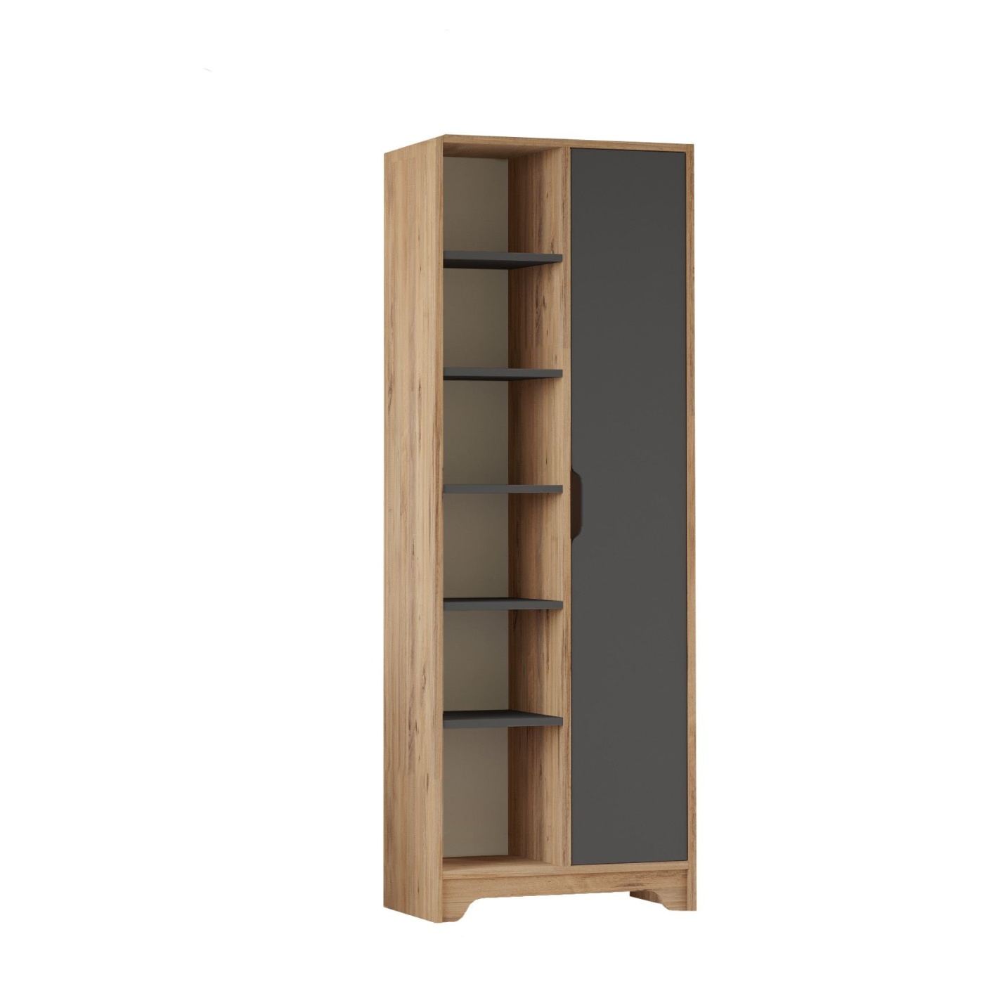 Többcélú szekrény, Atlantic Pine, Anthracite - 3