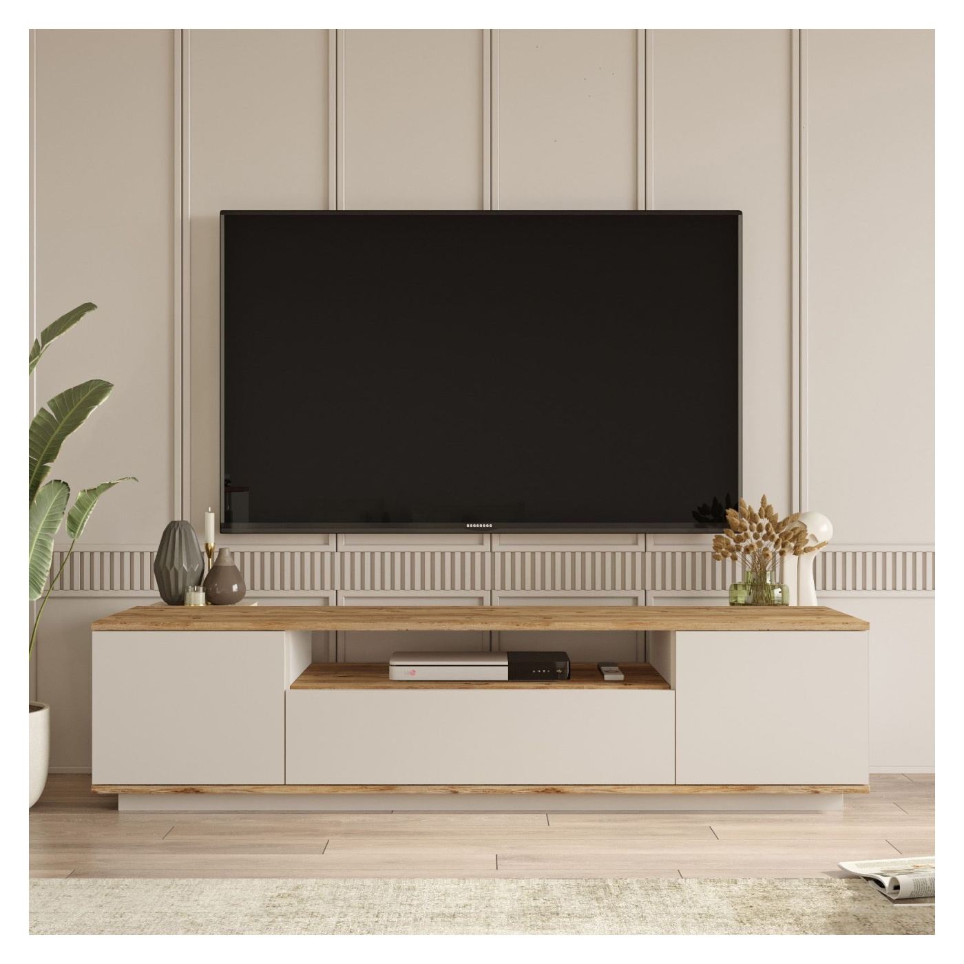 TV állvány, Atlantic Pine, Cashmere - 2