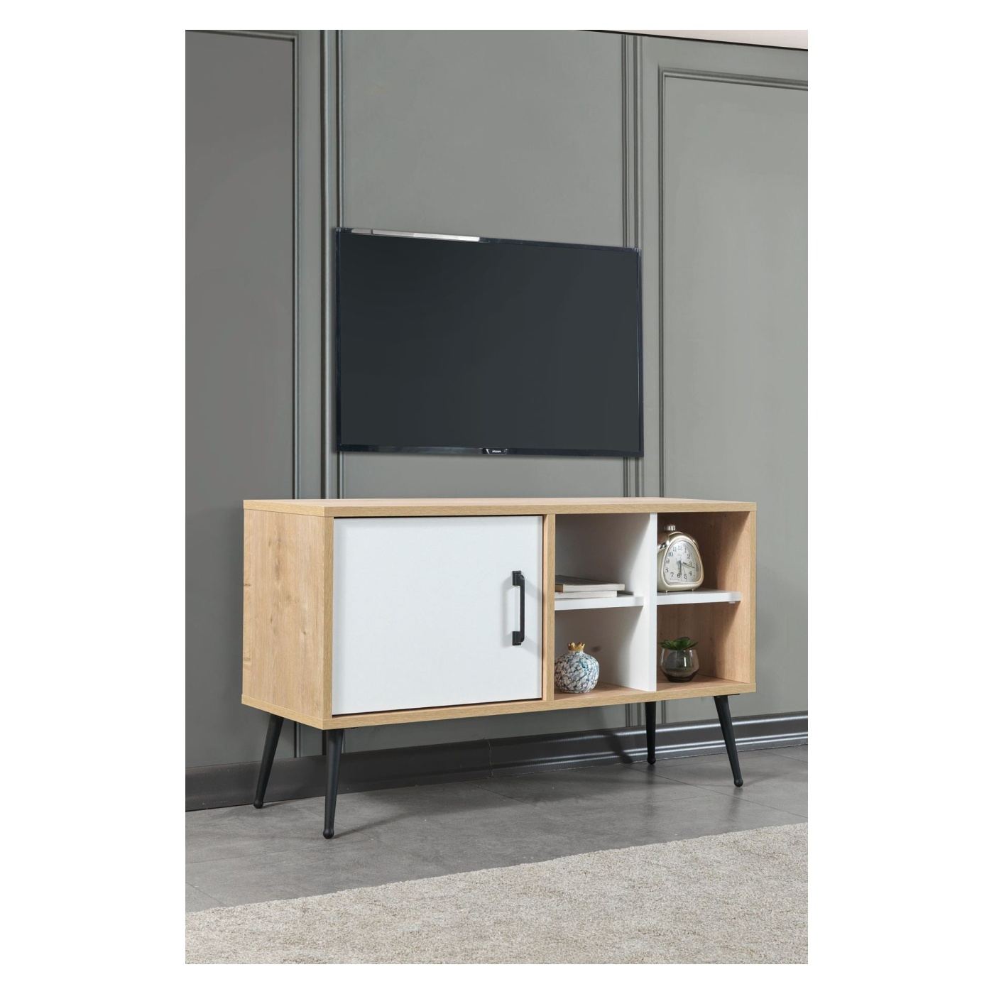 TV állvány, Sapphire Oak, Anthracite - 4
