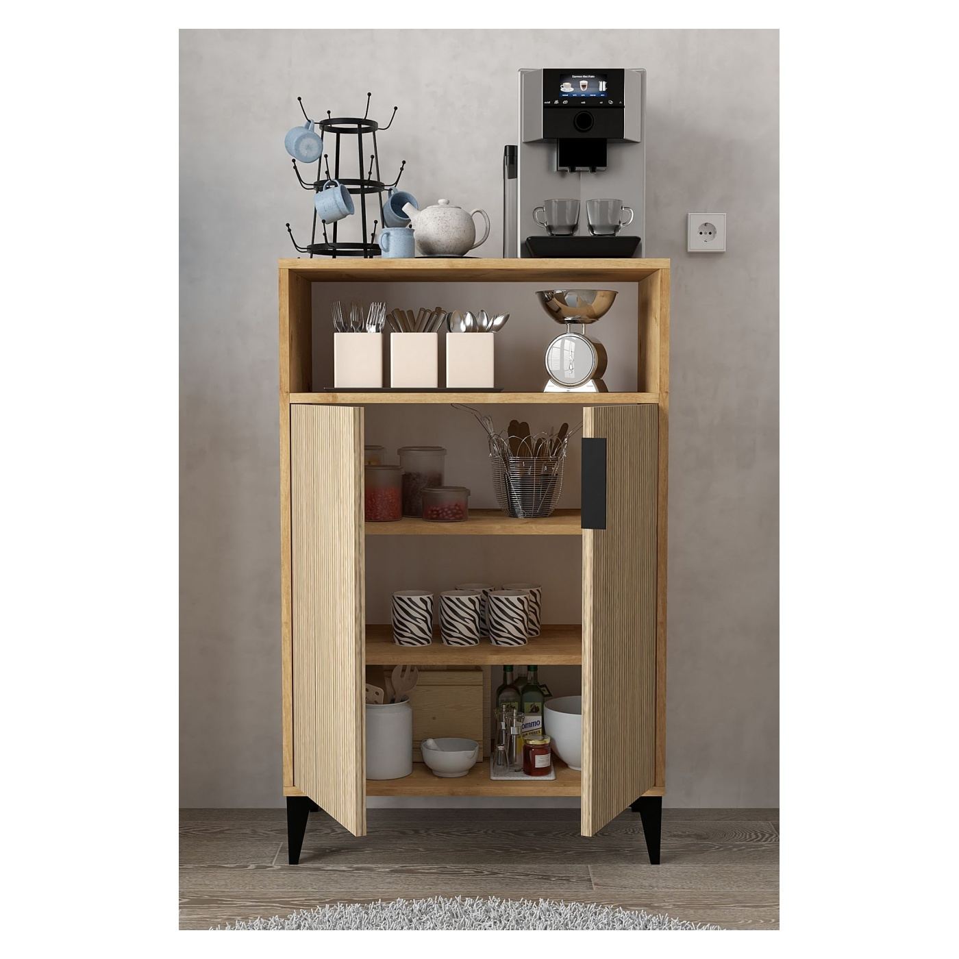 Szekrény, Sapphire Oak - 2