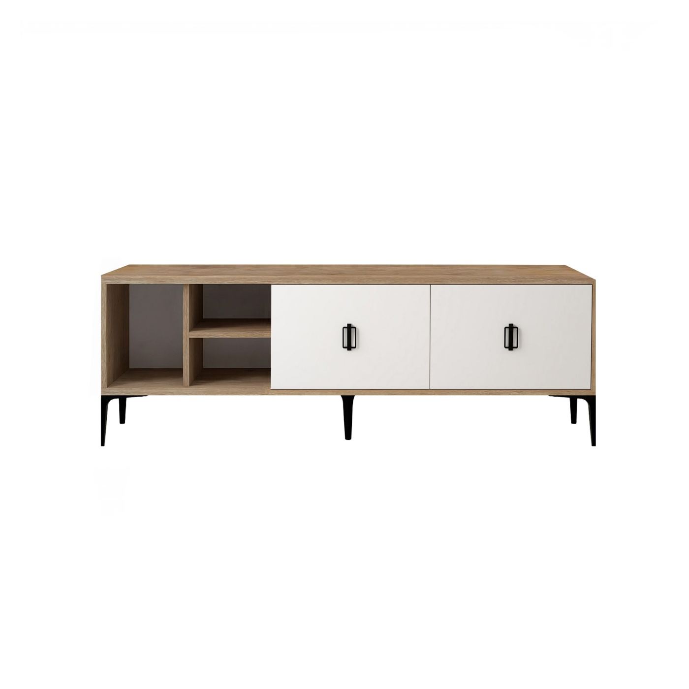 TV állvány, Sapphire Oak, Fehér - 5