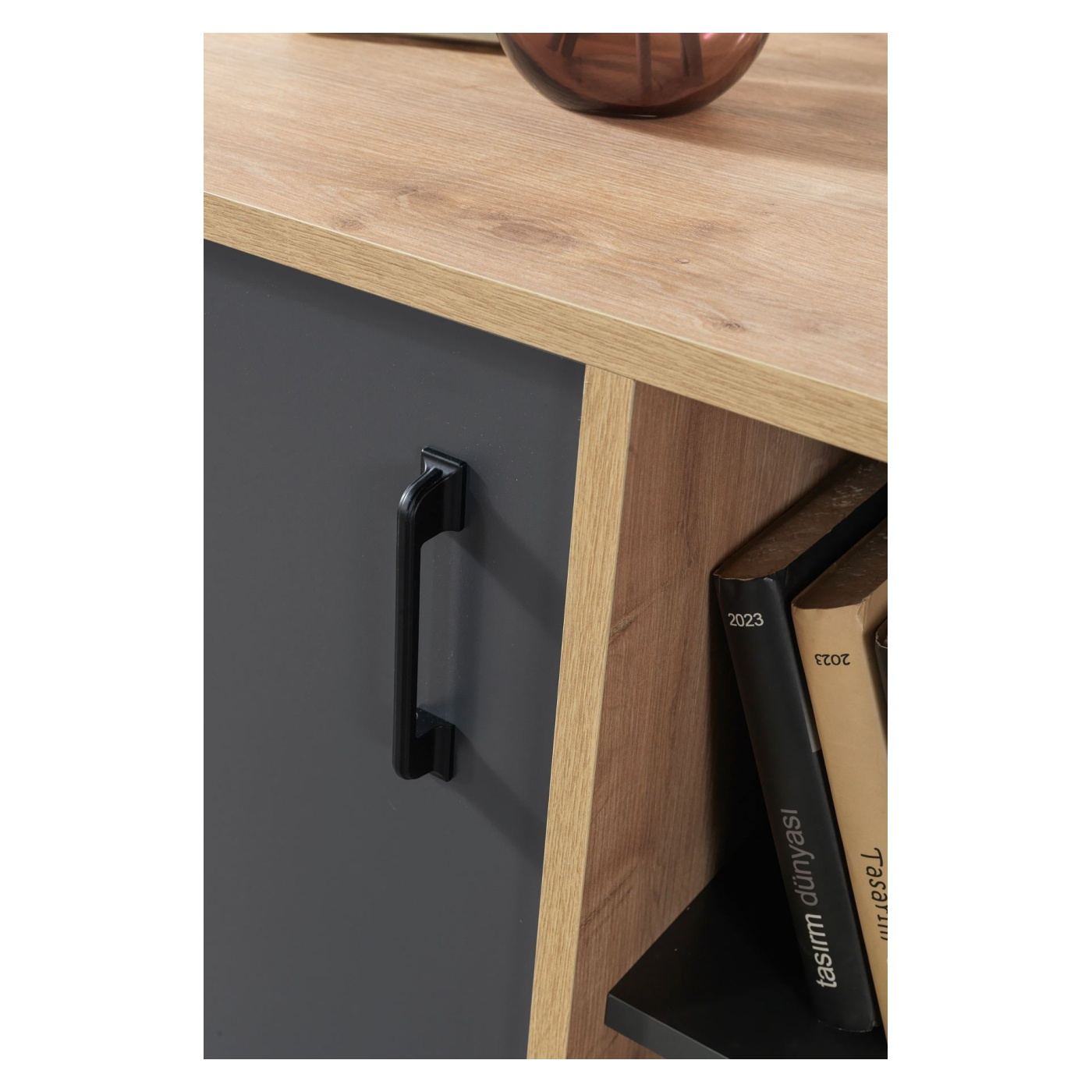 Konzol, Sapphire Oak, Anthracite - 5