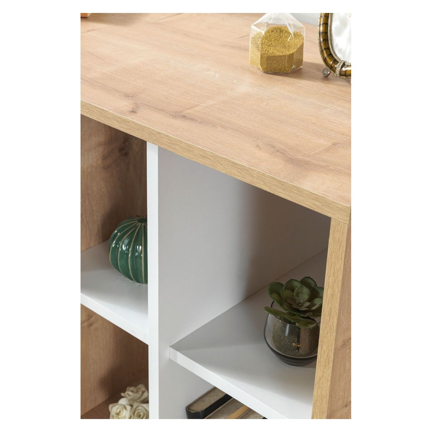 Konzol, Sapphire Oak, Fehér - 6