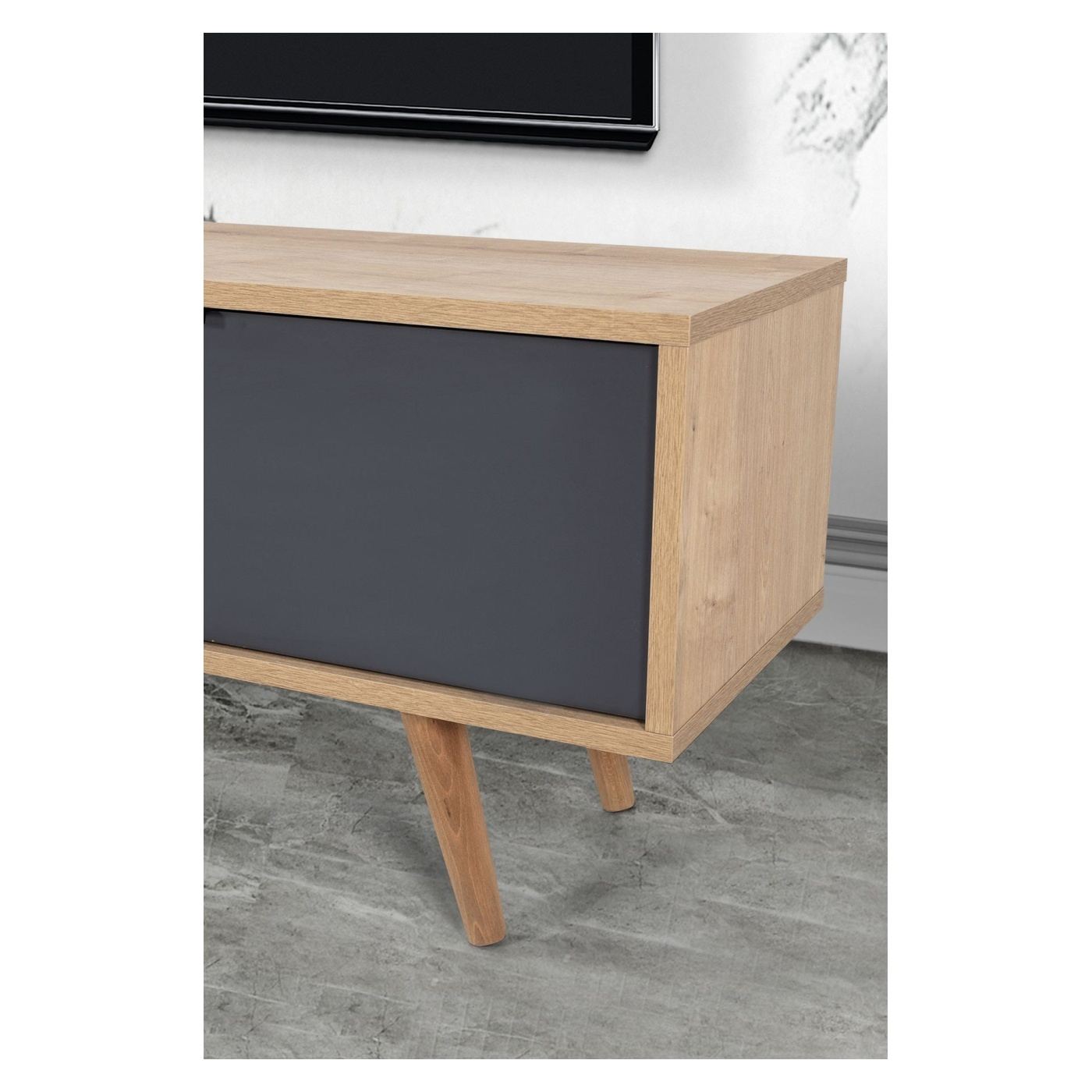 TV állvány, Sapphire Oak, Anthracite - 5