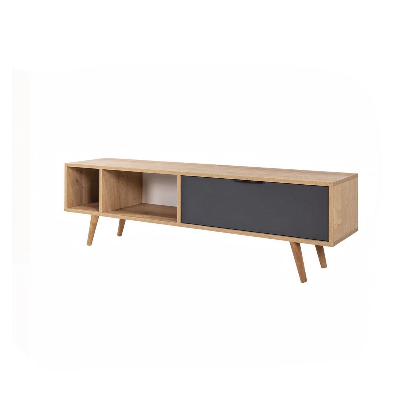 TV állvány, Sapphire Oak, Anthracite - 7