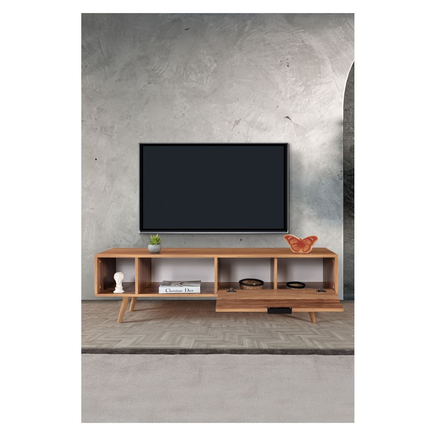 TV állvány, diófa - 2
