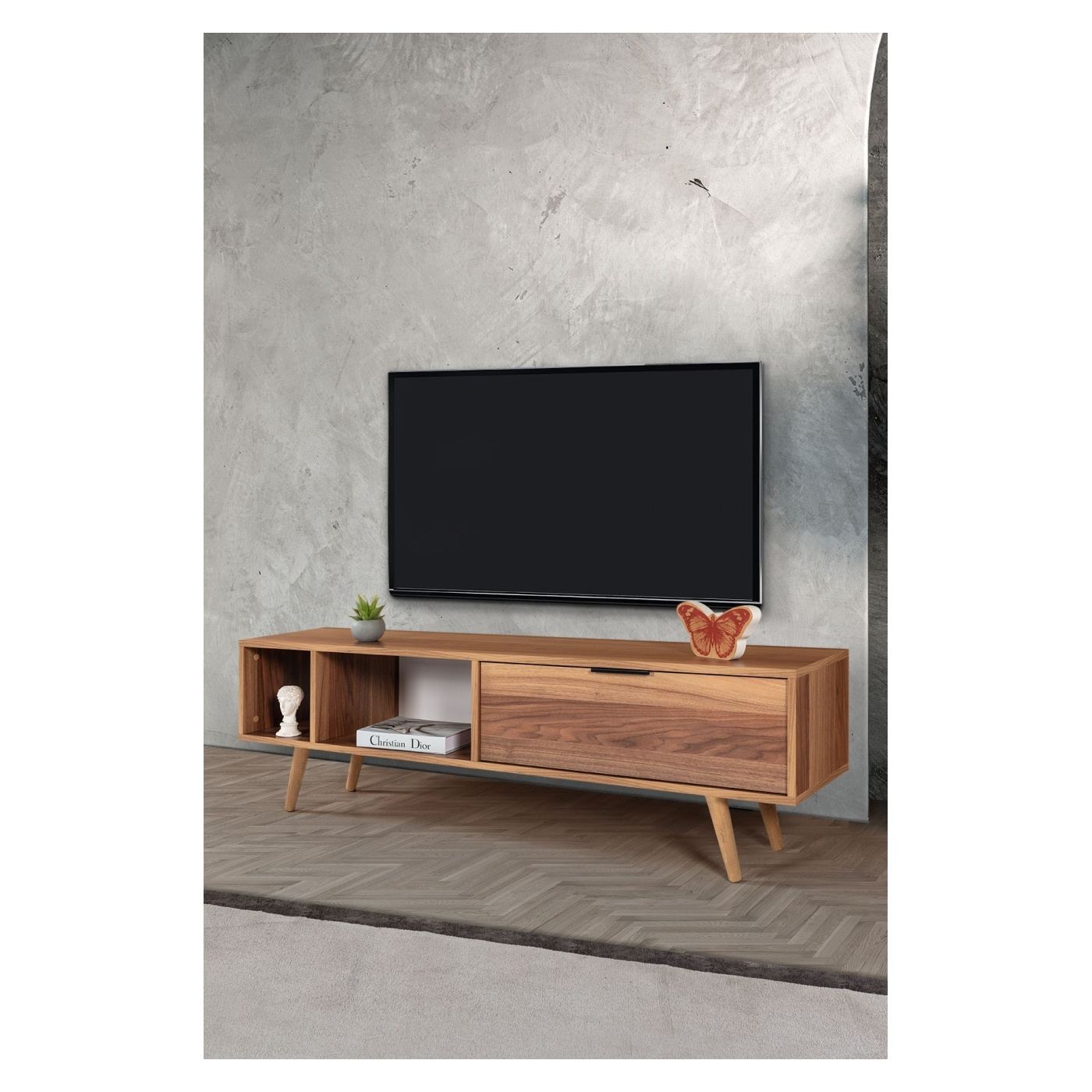 TV állvány, diófa - 3