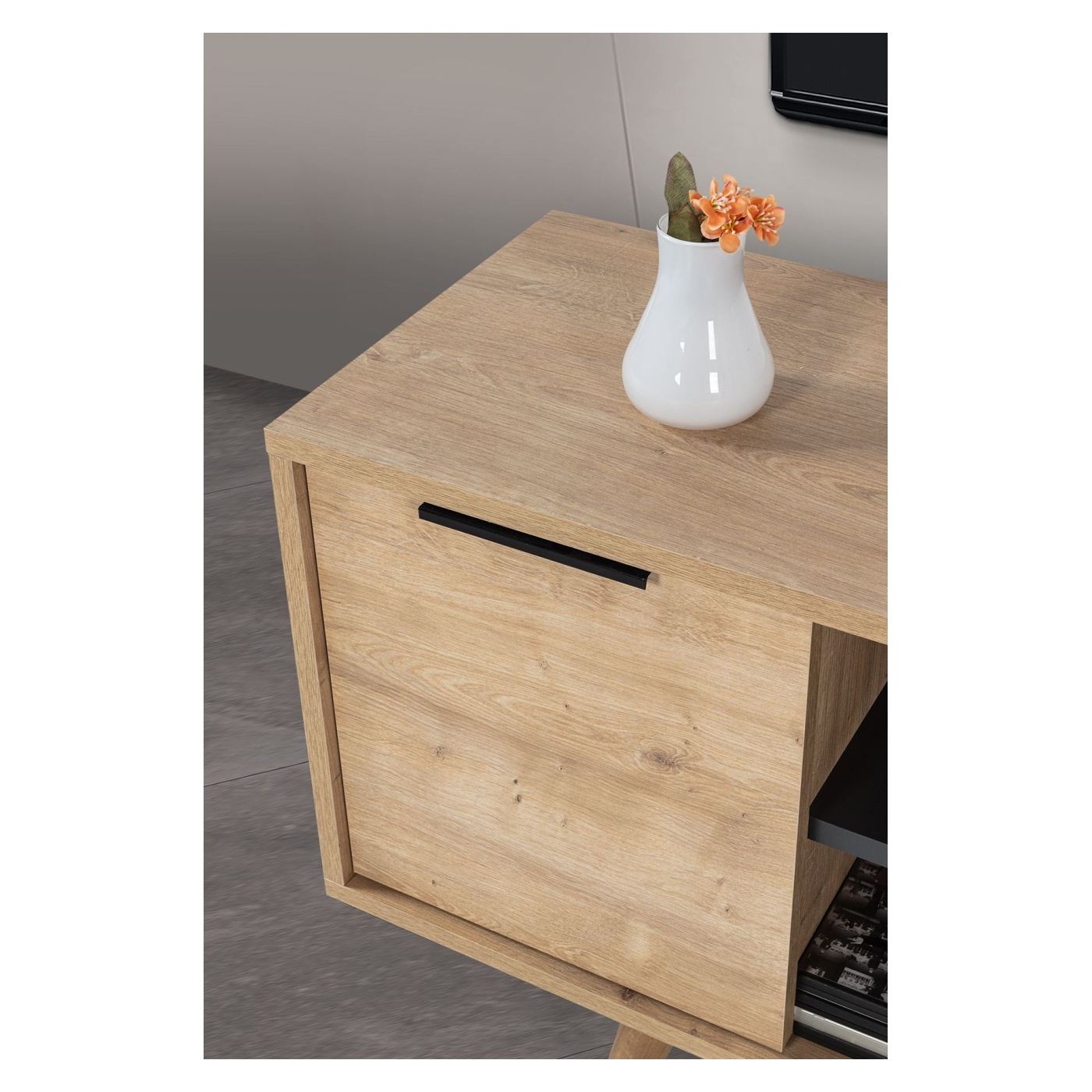 TV állvány, Sapphire Oak, Anthracite - 6