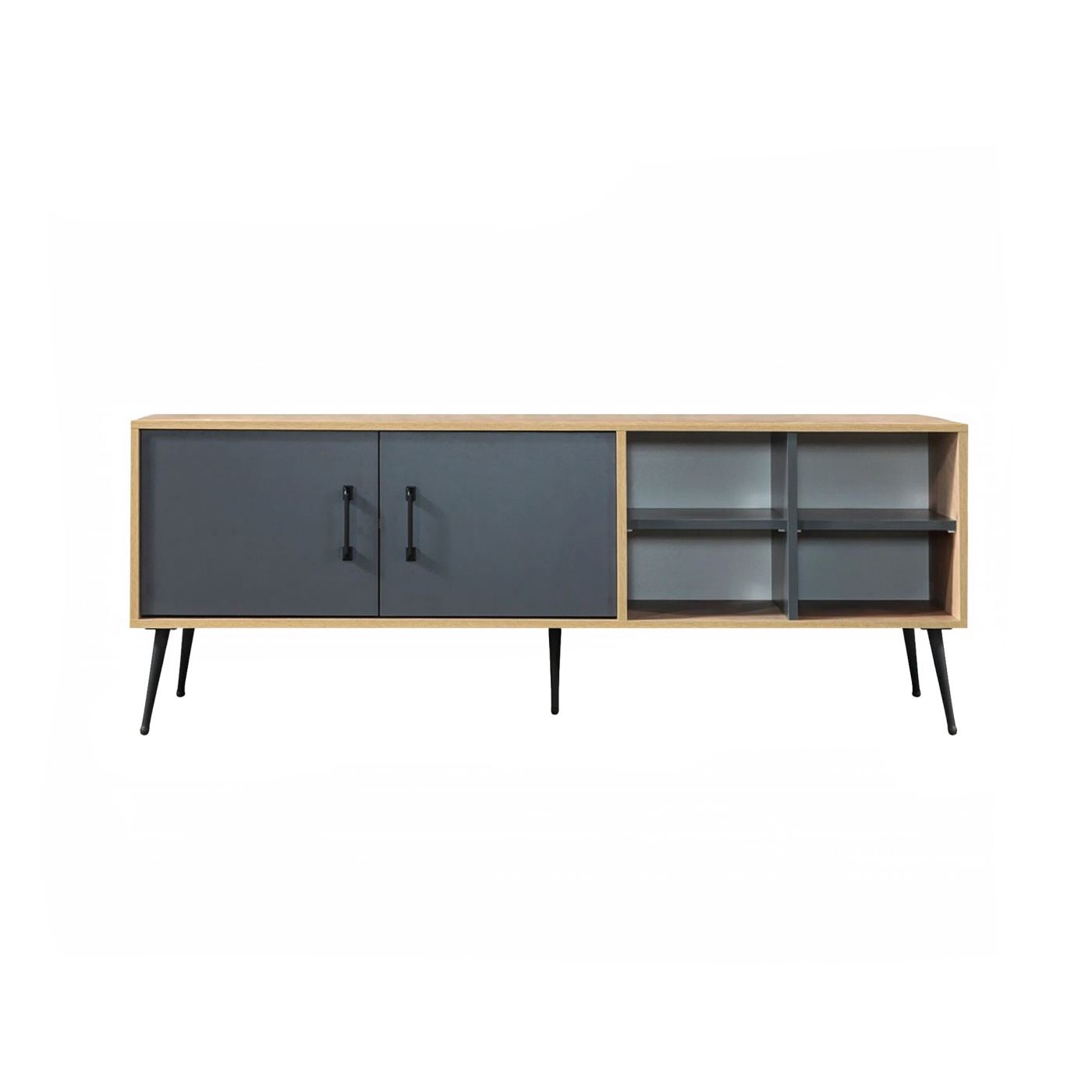 TV állvány, Sapphire Oak, Anthracite - 8