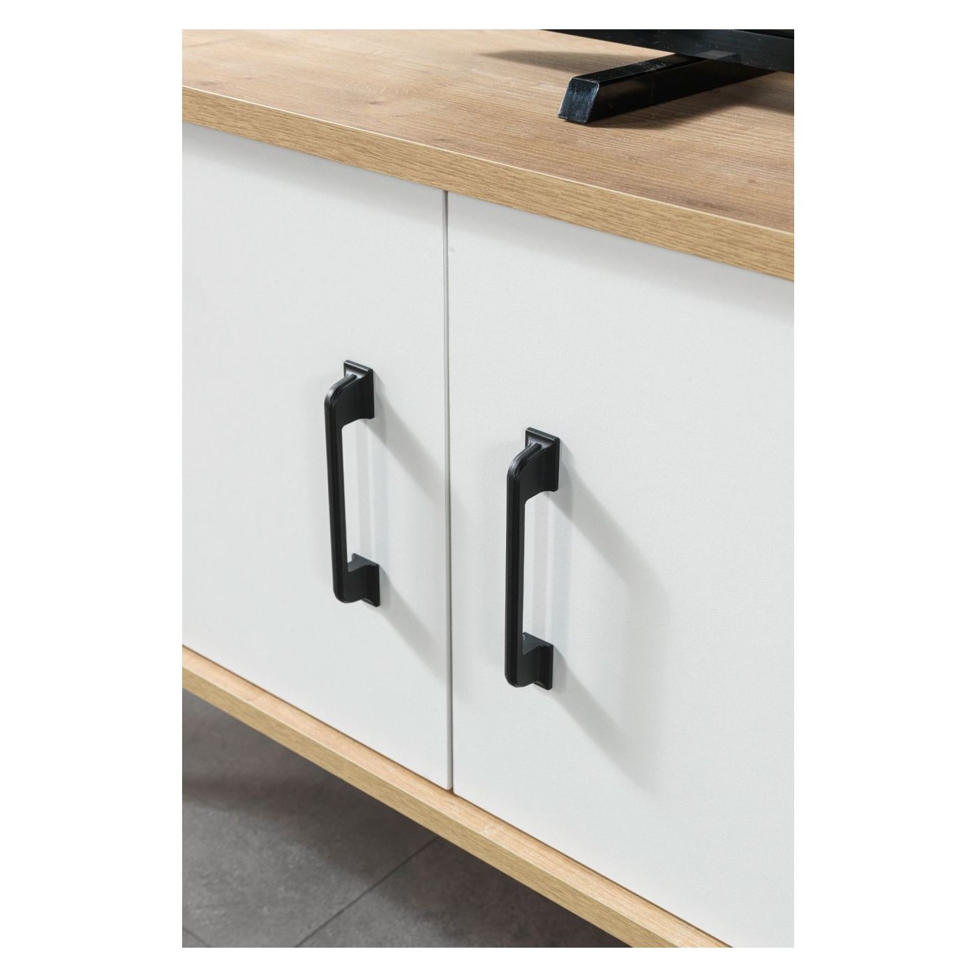 TV állvány, Sapphire Oak, Fehér - 5