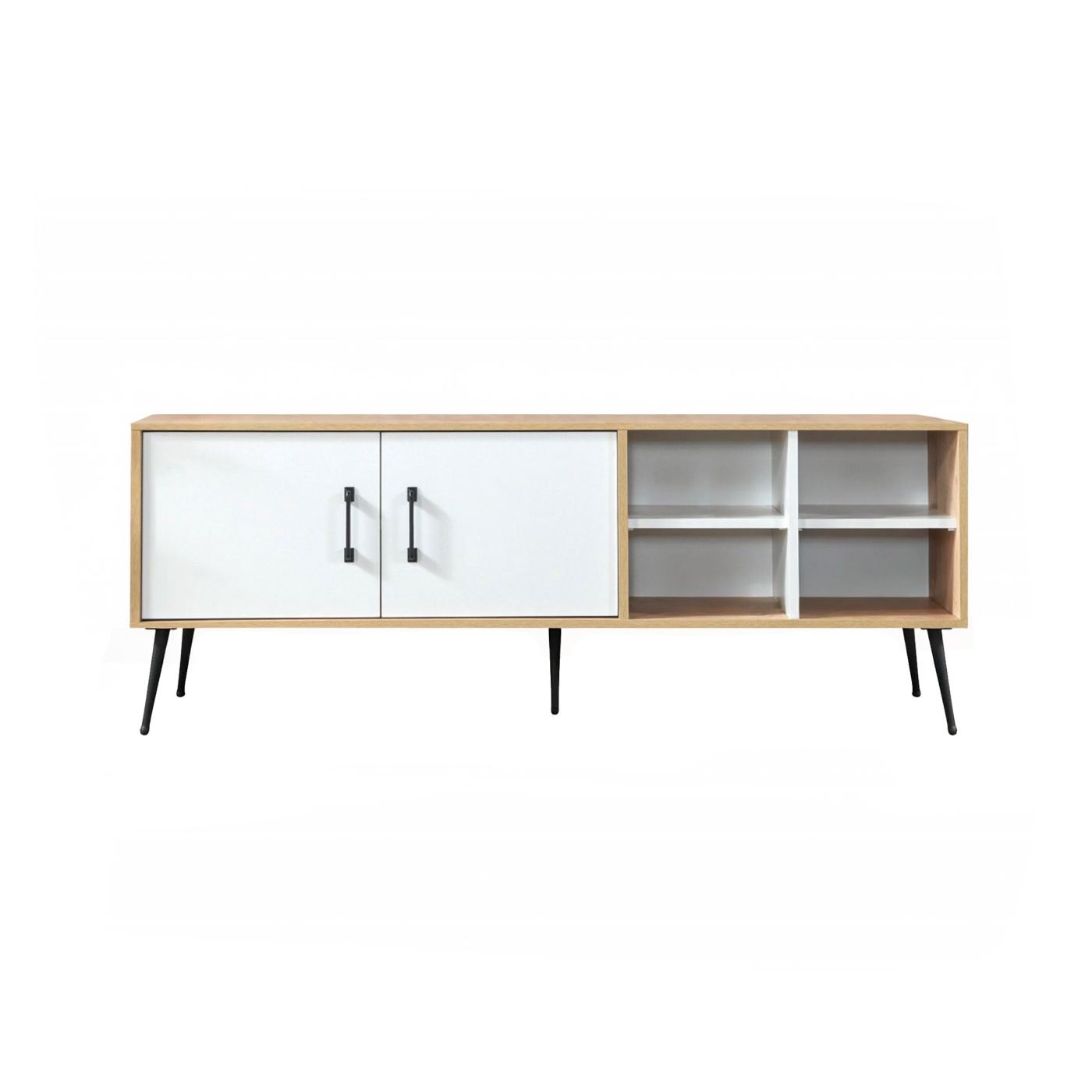 TV állvány, Sapphire Oak, Fehér - 8