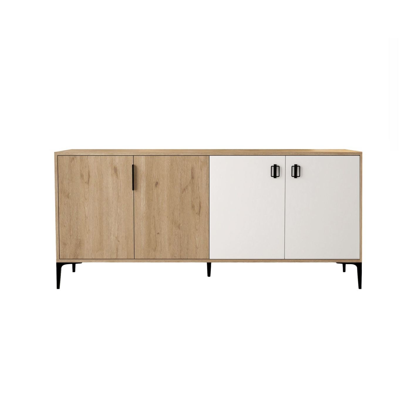 Konzol, Sapphire Oak, Fehér - 5