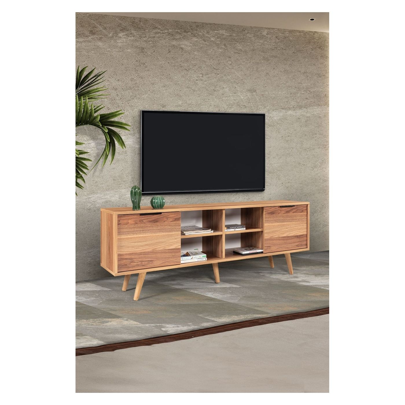 TV állvány, diófa - 3