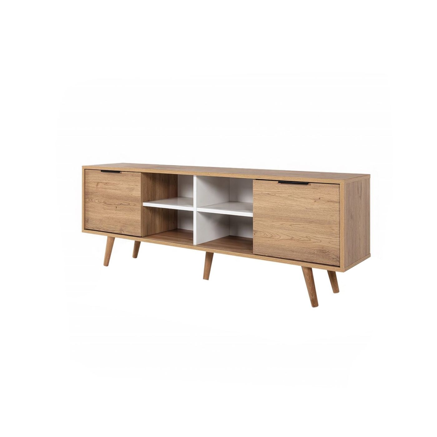 TV állvány, Sapphire Oak, Fehér - 7