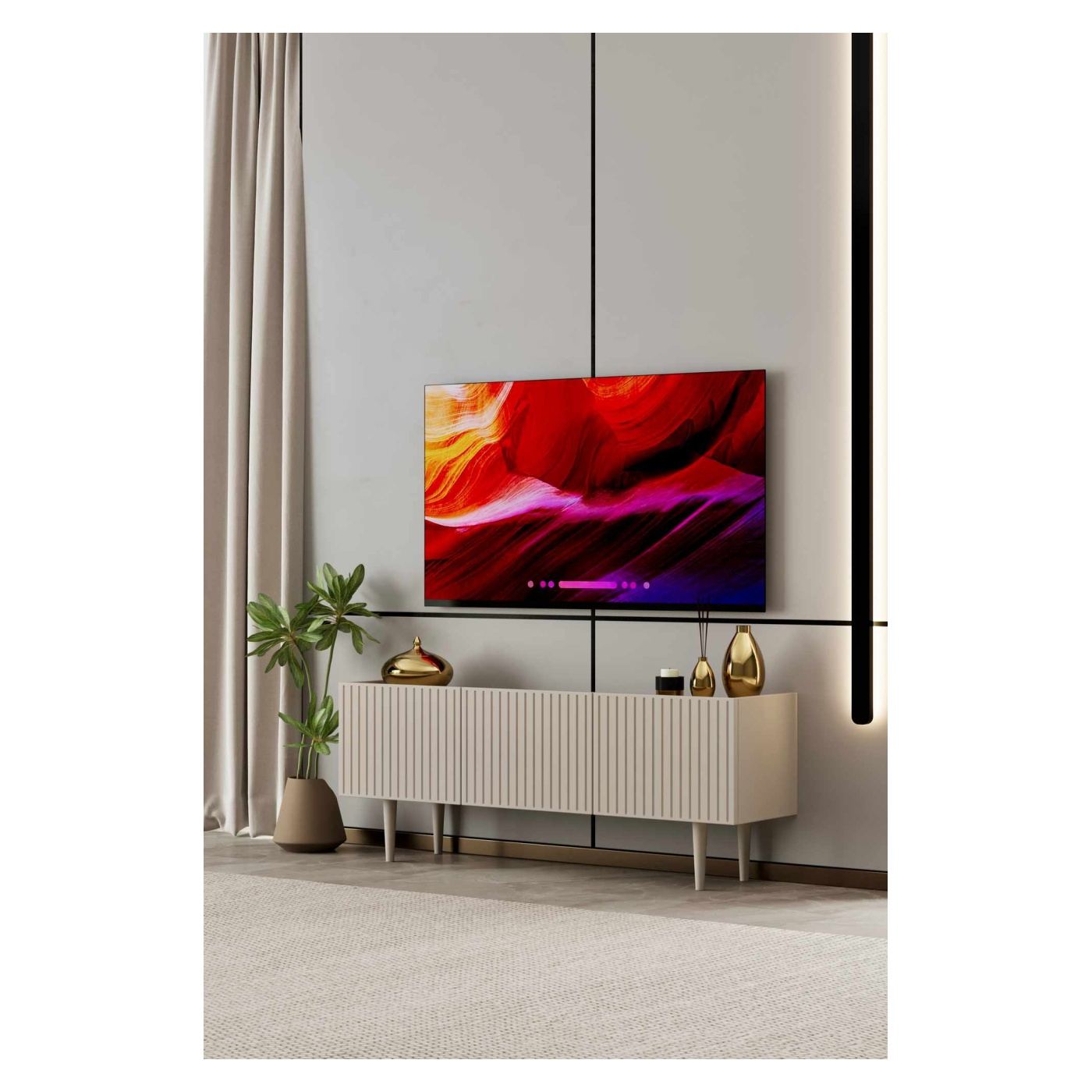 TV állvány, homokkő - 2