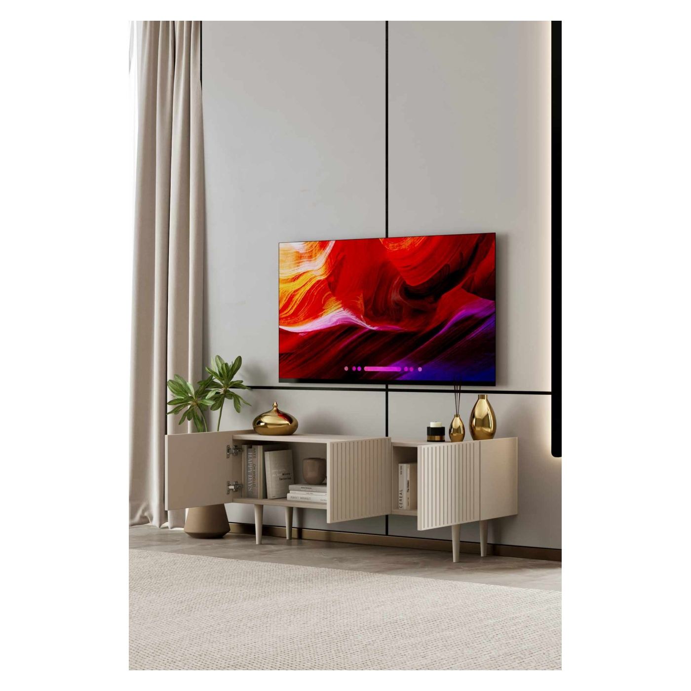 TV állvány, homokkő - 3