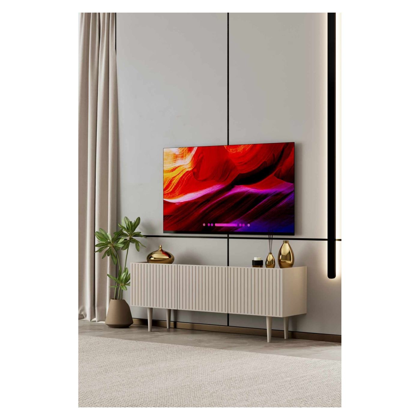 TV állvány, homokkő - 2