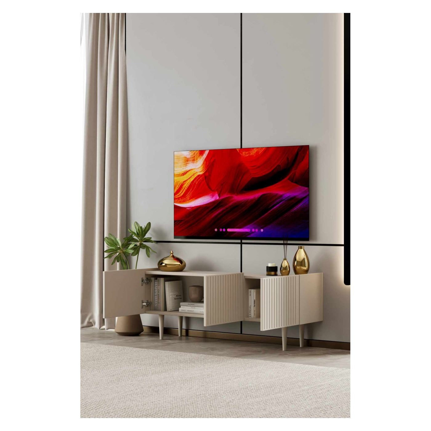 TV állvány, homokkő - 3