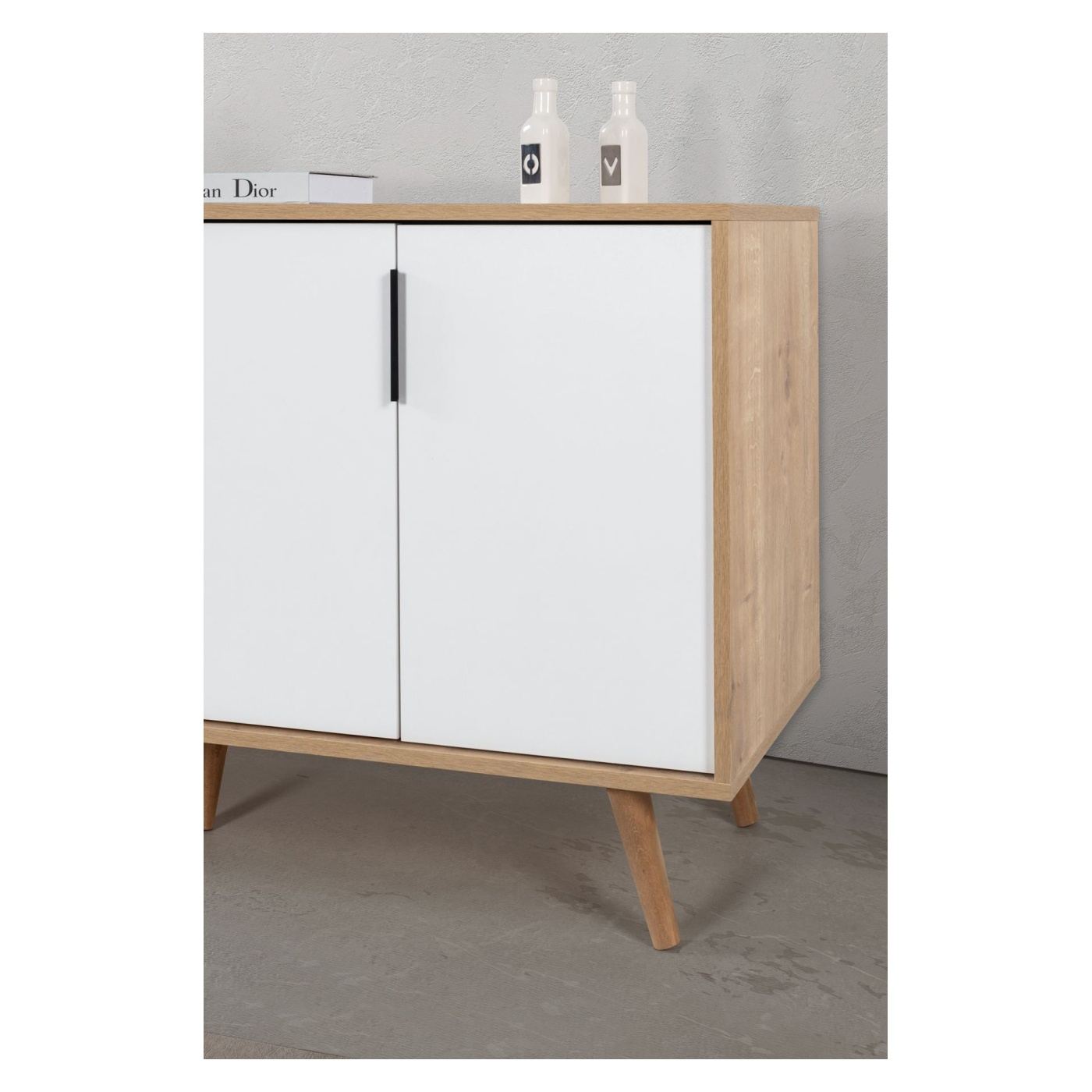 Konzol, Sapphire Oak, Fehér - 4