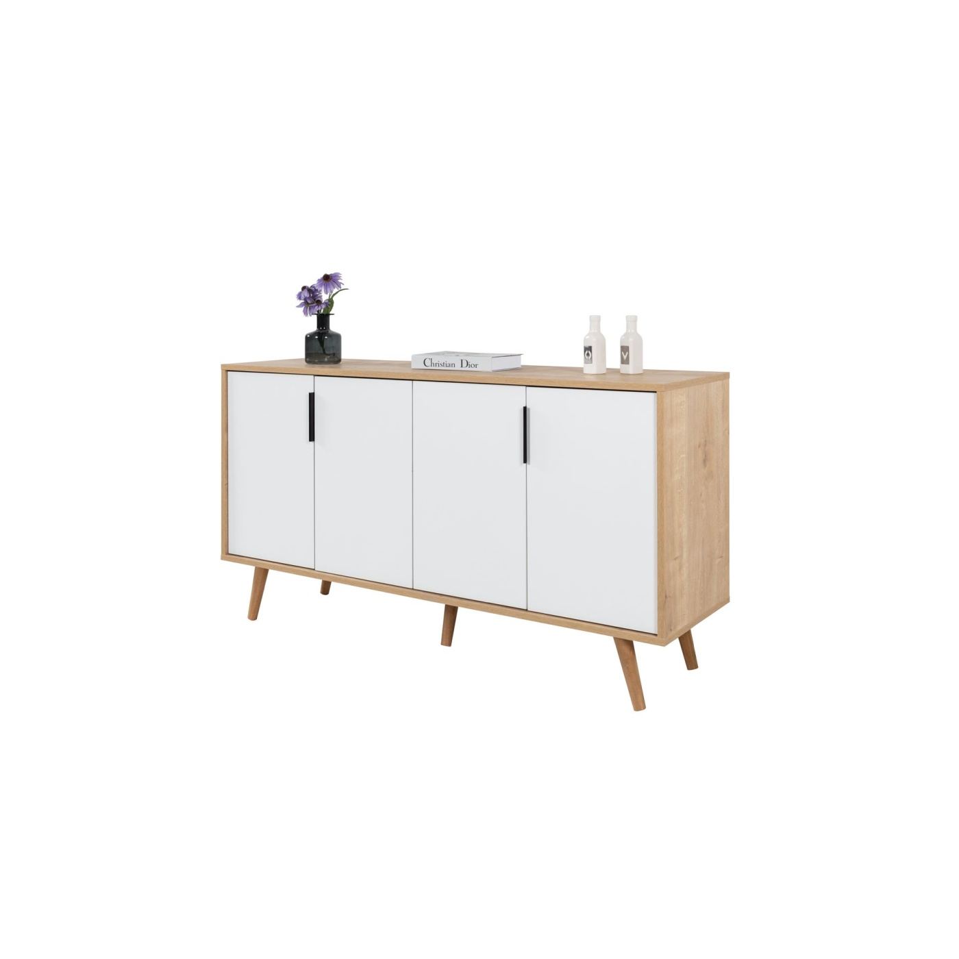 Konzol, Sapphire Oak, Fehér - 6