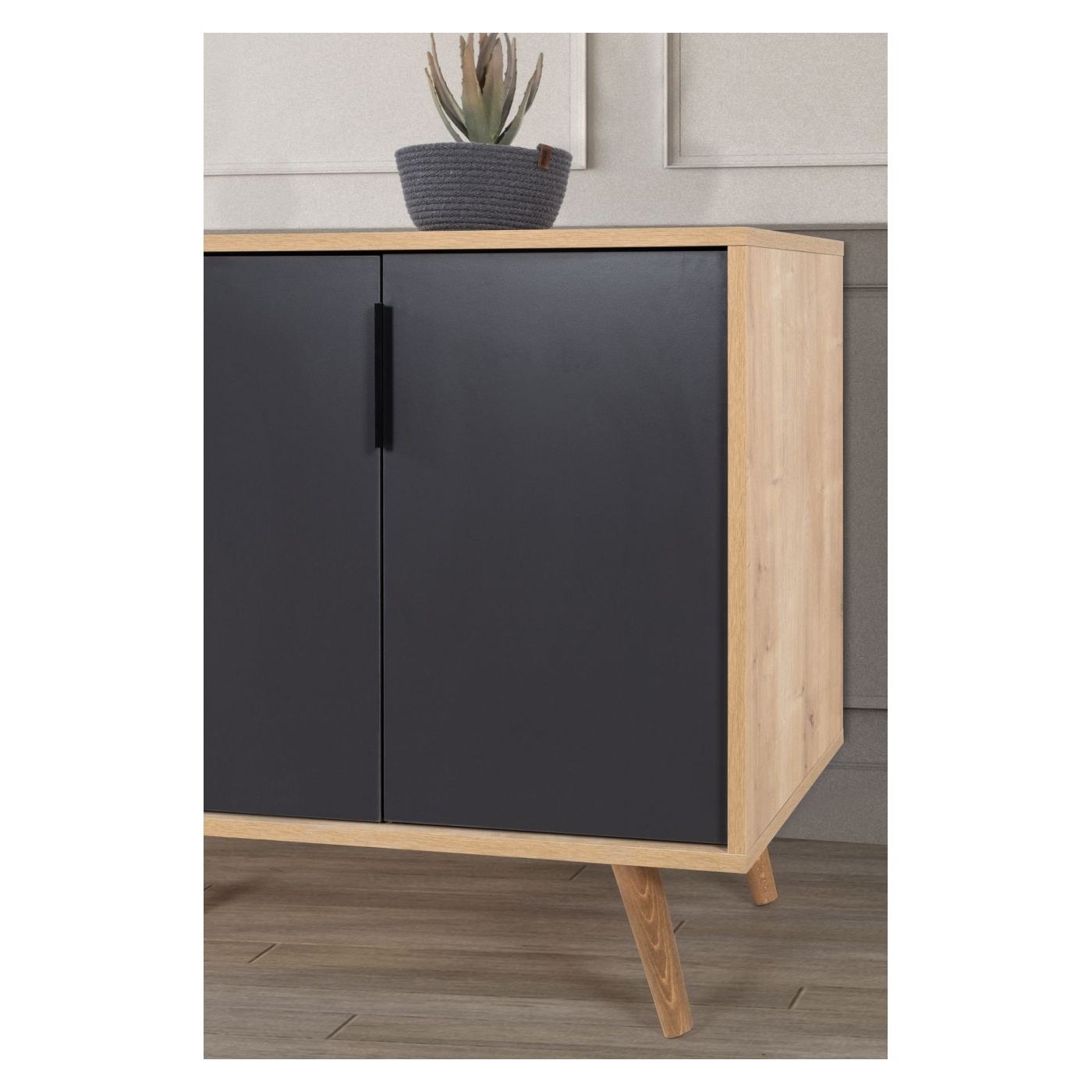 Konzol, Sapphire Oak, Anthracite - 4