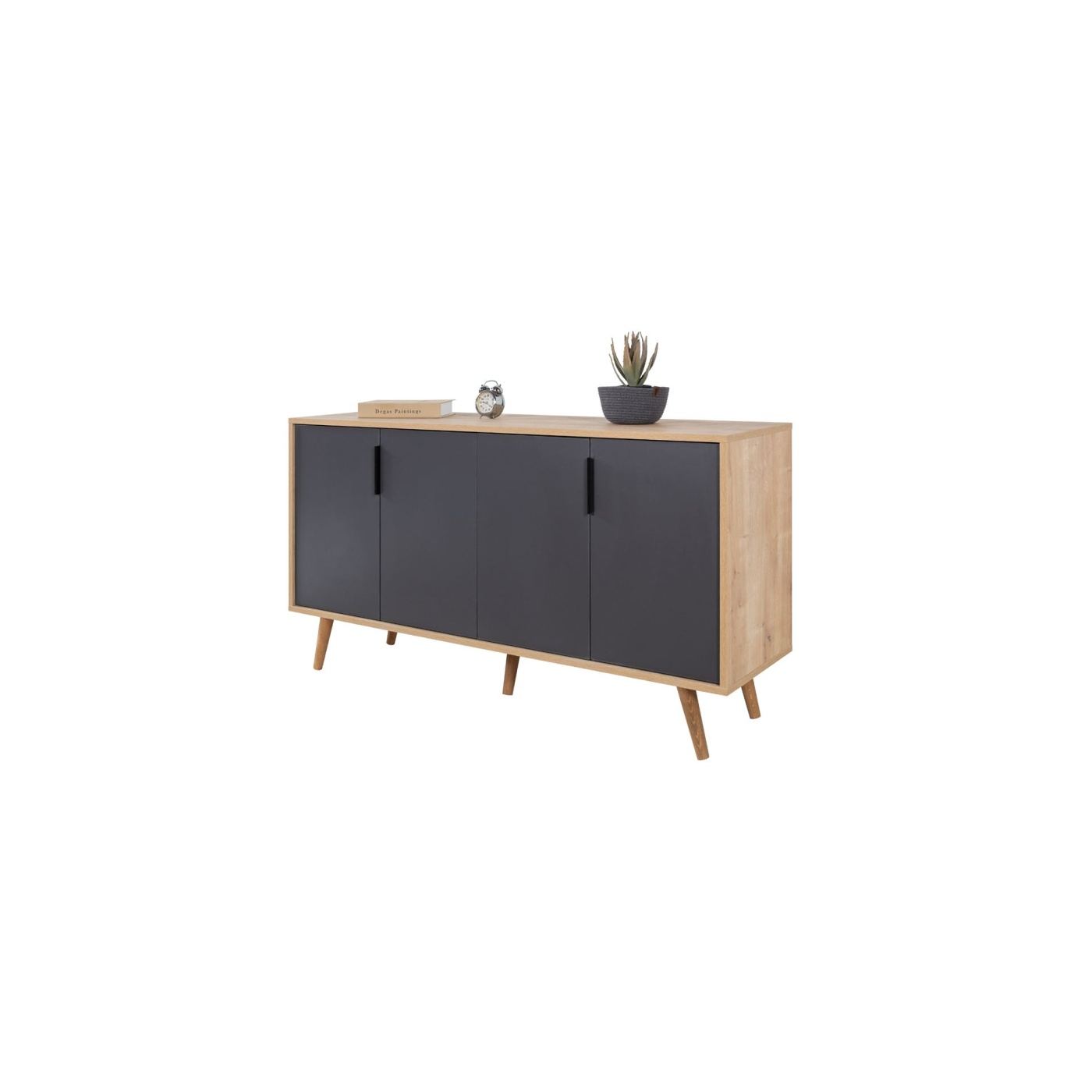 Konzol, Sapphire Oak, Anthracite - 6