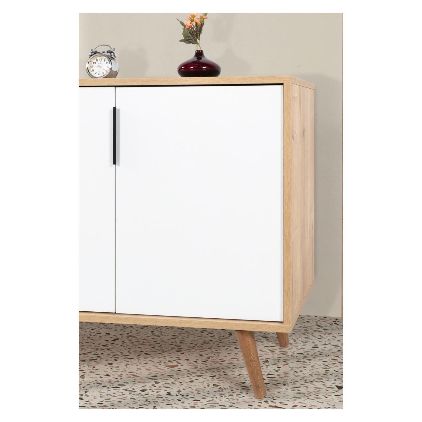 Konzol, Sapphire Oak, Fehér - 4