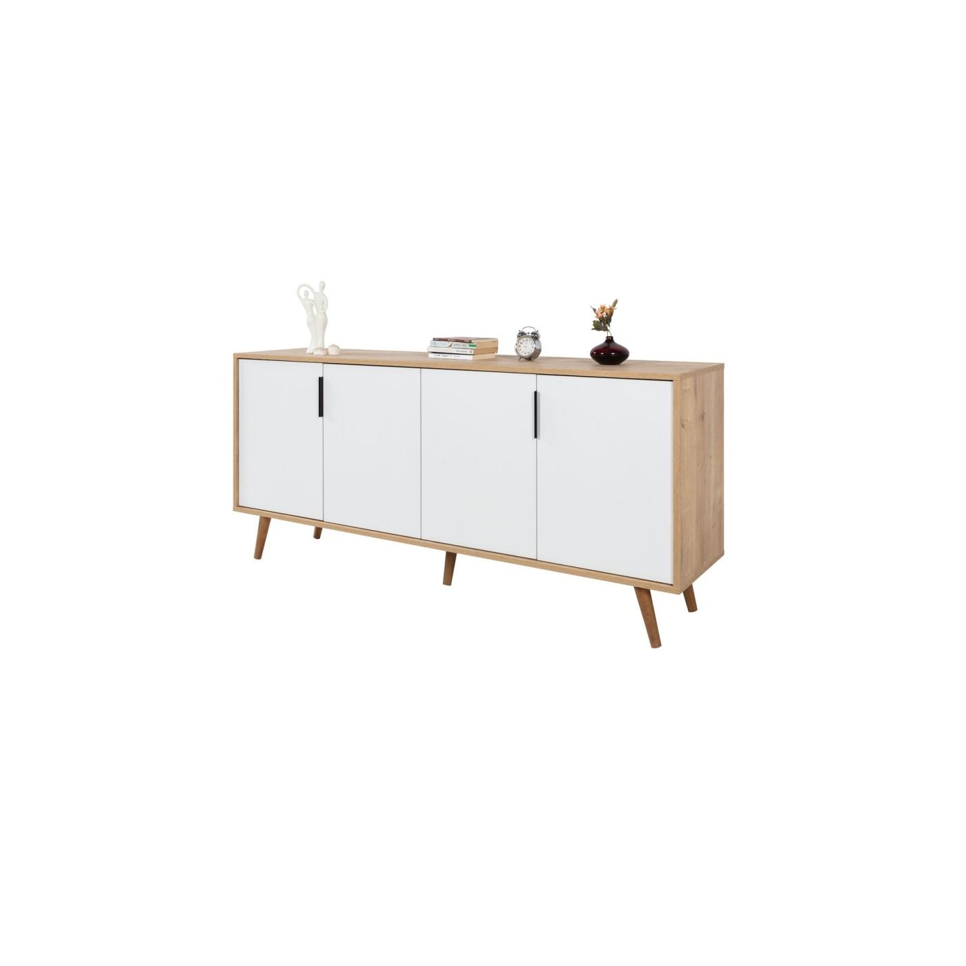Konzol, Sapphire Oak, Fehér - 6